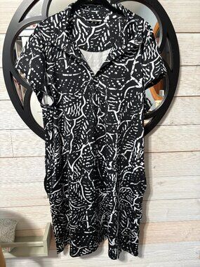 Chicos Zenergy UPF Mockneck Dress Size 3/XL